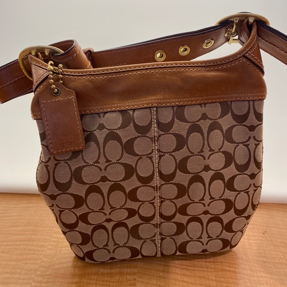 Coach hobo purse brown - Picture 1 of 13